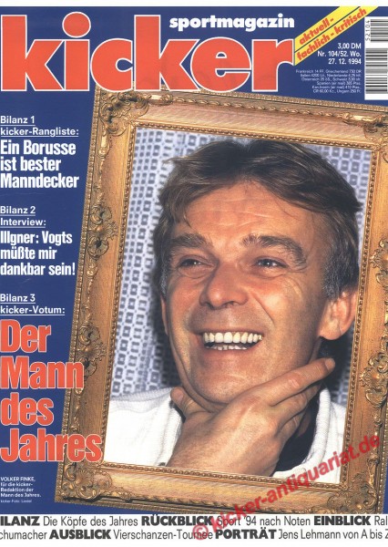 VOLKER FINKE, DER MANN DES JAHRES 1994