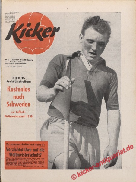 Kicker Nr. 27, 8.7.1957 bis 14.7.1957