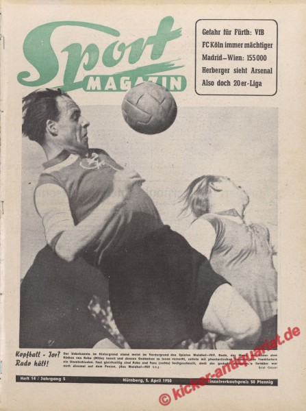 Sportmagazin Nr. 14, 5.4.1950 bis 11.4.1950