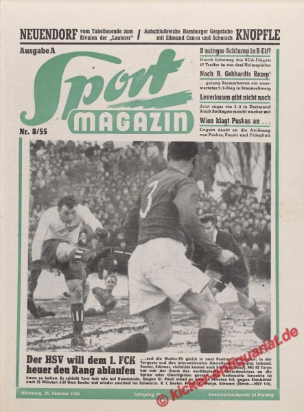Sportmagazin Nr. 8A, 21.2.1955 bis 27.2.1955