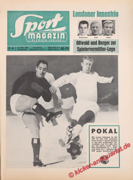 Sportmagazin Nr. 8A, 21.2.1966 bis 27.2.1966