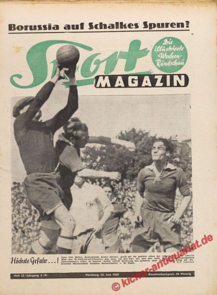Sportmagazin Nr. 25, 22.6.1949 bis 28.6.1949