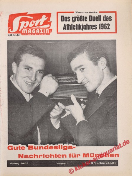 Sportmagazin Nr. 3B, 16.1.1963 bis 22.1.1963