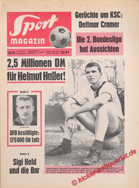 Sportmagazin Nr. 40B, 6.10.1966 bis 12.10.1966