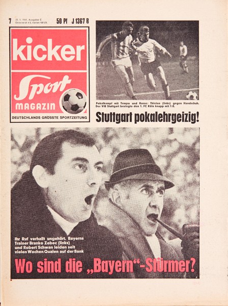 Kicker Sportmagazin Nr. 7, 23.1.1969 bis 29.1.1969