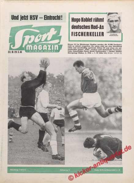 Sportmagazin Nr. 23A, 29.5.1961 bis 4.6.1961