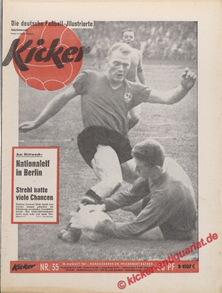 Kicker Nr. 35, 28.8.1961 bis 3.9.1961