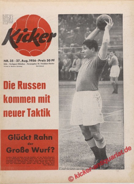 Kicker Nr. 35, 27.8.1956 bis 2.9.1956