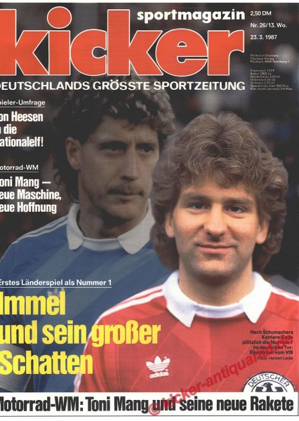 Toni Schumacher, Eike Immel