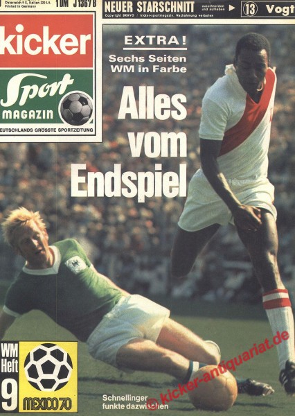 Weltmeisterschaft Mexico Endspiel 1970