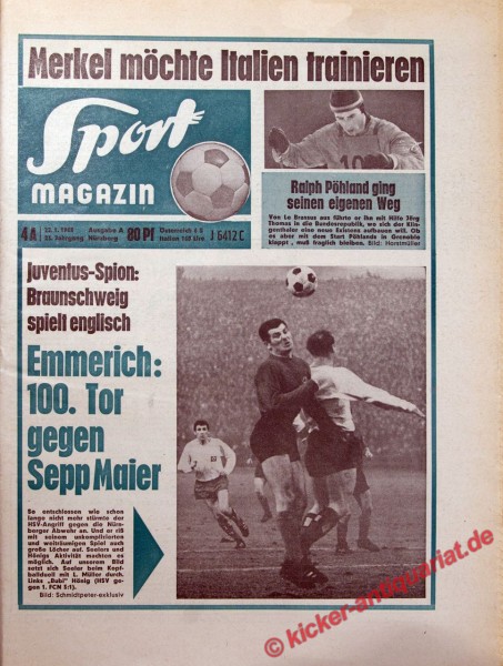 Sportmagazin Nr. 4A, 22.1.1968 bis 28.1.1968