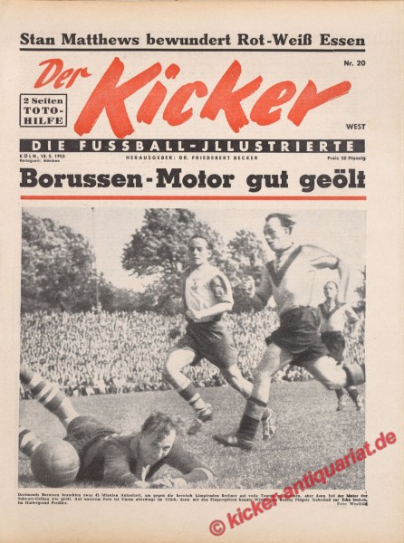 Kicker Nr. 20W, 18.5.1953 bis 24.5.1953