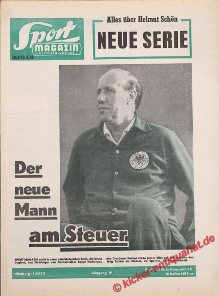 Sportmagazin Nr. 16A, 20.4.1964 bis 26.4.1964
