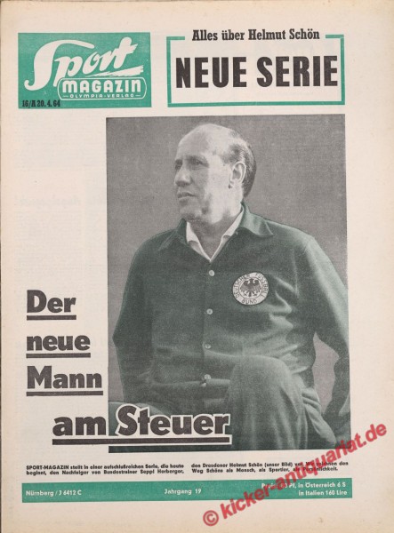 Sportmagazin Nr. 16A, 20.4.1964 bis 26.4.1964