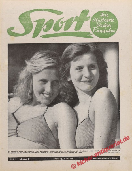 Sportmagazin Nr. 22, 4.6.1947 bis 10.6.1947