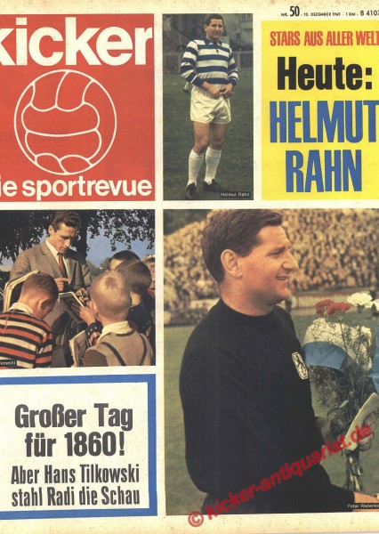 Kicker Sportrevue Nr. 50, 13.12.1965 bis 19.12.1965