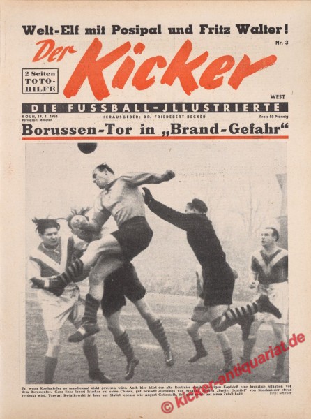 Kicker Nr. 3W, 19.1.1953 bis 25.1.1953