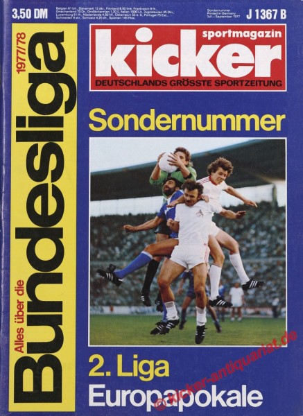 Kicker Sonderheft BL 1977/78
