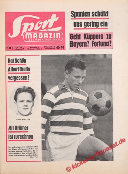Sportmagazin Nr. 2B, 13.1.1966 bis 19.1.1966