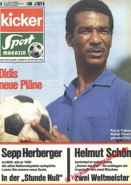 Kicker Sportmagazin Nr. 34, 27.4.1970 bis 3.5.1970