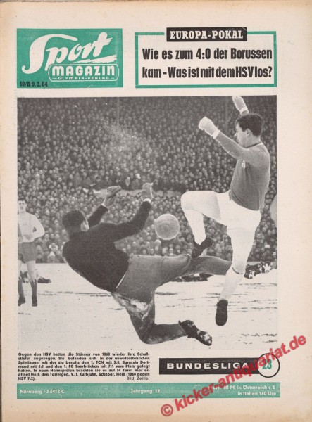 Sportmagazin Nr. 10A, 9.3.1964 bis 15.3.1964