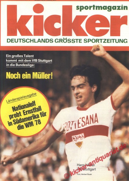 Kicker Sportmagazin Nr. 48, 13.6.1977 bis 19.6.1977