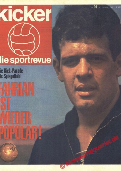 Kicker Sportrevue Nr. 14, 4.4.1966 bis 10.4.1966