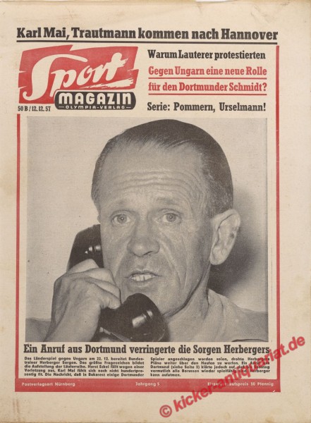 Sportmagazin Nr. 50B, 12.12.1957 bis 18.12.1957