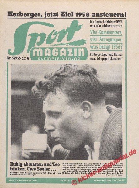 UWE SEELER (HAMBURGER SPORT VEREIN). ABWARTEN UND TEE TRINKEN!