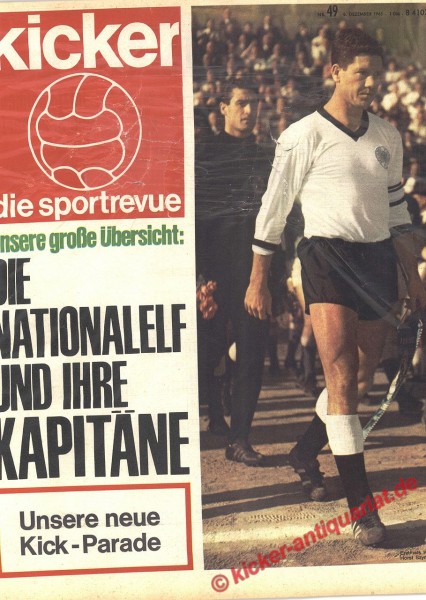 Kicker Sportrevue Nr. 49, 6.12.1965 bis 12.12.1965