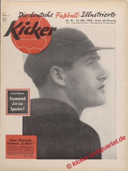Kicker Nr. 41, 13.10.1958 bis 19.10.1958