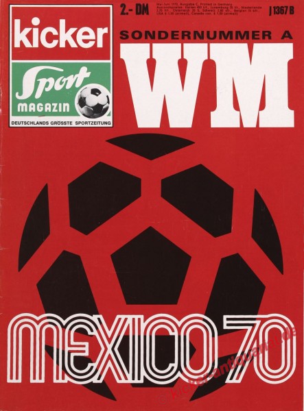 Kicker Sonderheft WM 1970