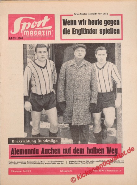Sportmagazin Nr. 4B, 23.1.1964 bis 29.1.1964