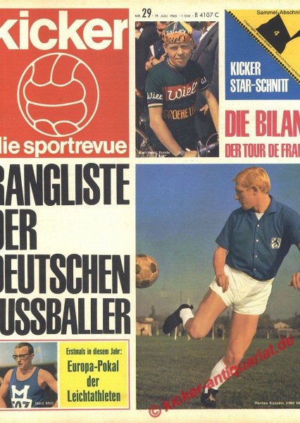 Kicker Sportrevue Nr. 29, 19.7.1965 bis 25.7.1965