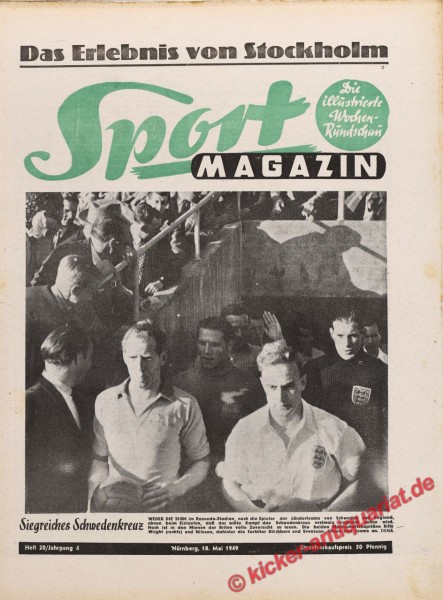 Sportmagazin Nr. 20, 18.5.1949 bis 24.5.1949