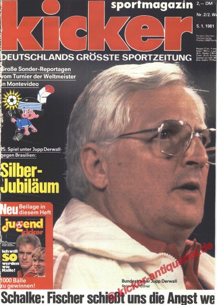 Kicker Titelbild: Jupp Derwall