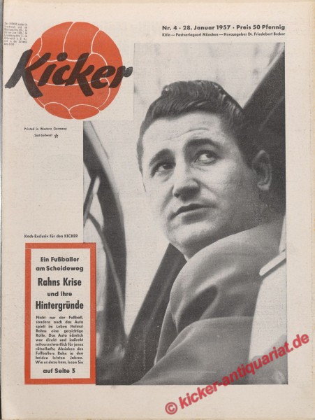 Kicker Nr. 4, 28.1.1957 bis 3.2.1957