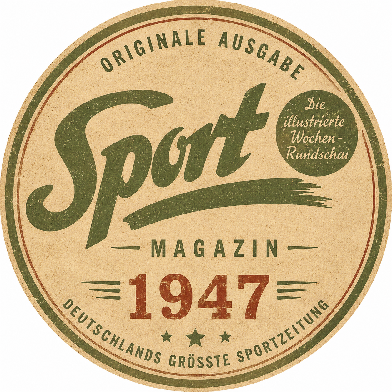 Original Sportmagazin Zeitung 1947