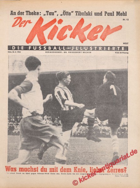 Kicker Nr. 12W, 24.3.1952 bis 30.3.1952