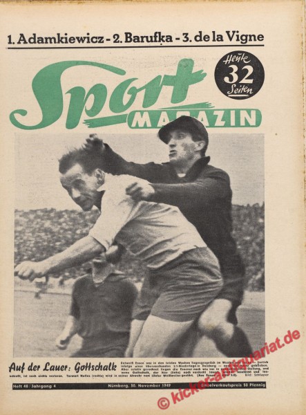 Sportmagazin Nr. 48, 30.11.1949 bis 6.12.1949