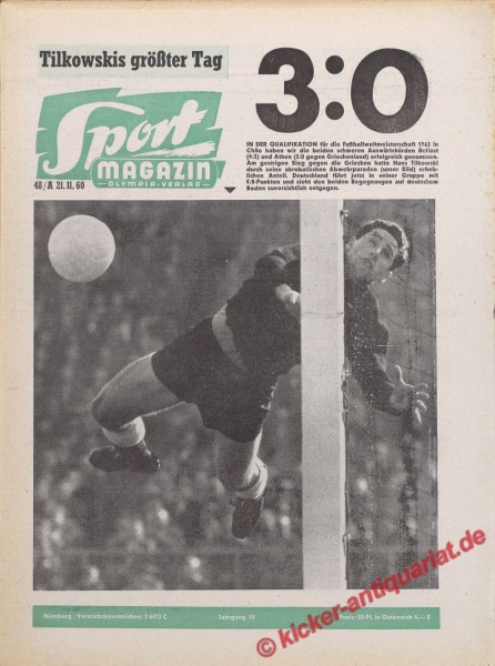 Sportmagazin Nr. 48A, 28.11.1960 bis 4.12.1960