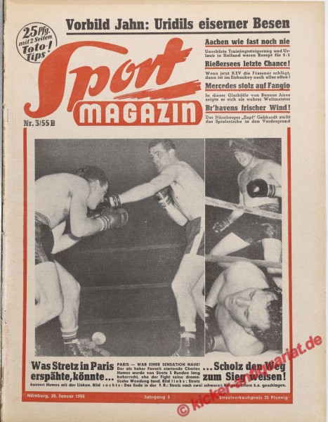 Sportmagazin Nr. 3B, 20.1.1955 bis 26.1.1955