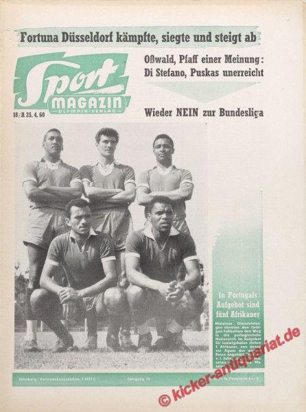 Sportmagazin Nr. 18A, 2.5.1960 bis 8.5.1960