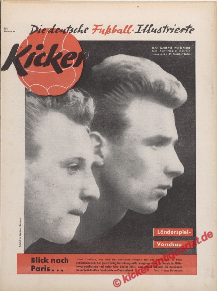 Kicker Nr. 42, 20.10.1958 bis 26.10.1958