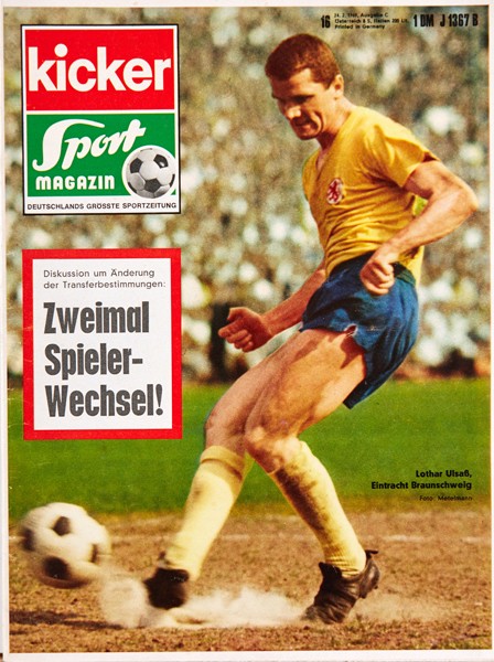 Kicker Sportmagazin Nr. 16, 24.2.1969 bis 2.3.1969