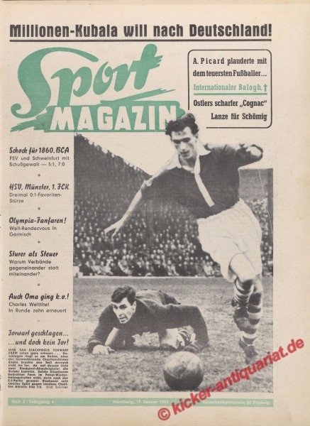 Sportmagazin Nr. 3, 17.1.1951 bis 23.1.1951