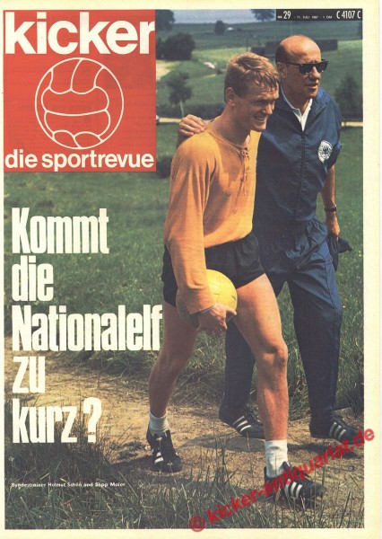 Kicker Sportrevue Nr. 29, 17.7.1967 bis 23.7.1967
