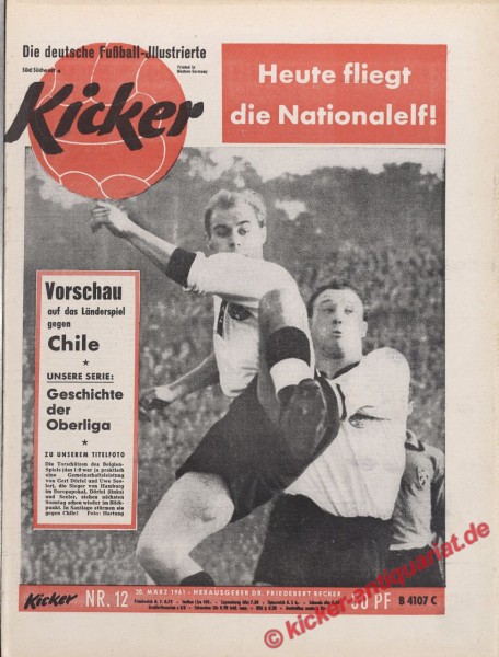 Kicker Nr. 12, 20.3.1961 bis 26.3.1961
