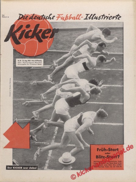 Kicker Nr. 34, 25.8.1958 bis 31.8.1958