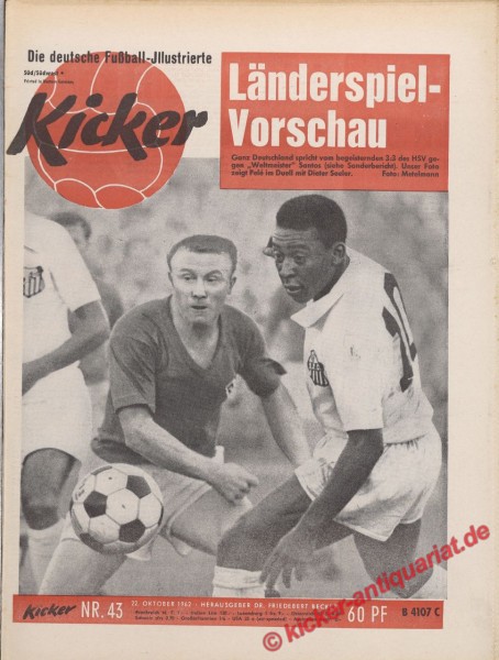 Kicker Nr. 43, 22.10.1962 bis 28.10.1962